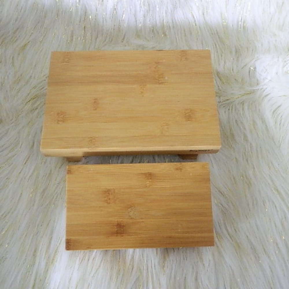 BERGHOFF 2PC BAMBOO SUSHI TRAY SET 10 INCH AND 8 INCH BRAND NEW